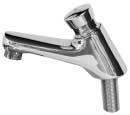 21803 WALL MOUNT PUSH BACK GLASS FILLER Chrome plated brass, Volume control screw, Instant shut-off, Cushioned