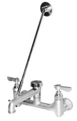 A4 5/15/02 2:37 PM Page 1 SPECIAL DUTY COMMERCIAL FAUCETS Highest Quality - Durable - Reliable - Economical SERVICE SINK FAUCET - 8 CENTERS - 8 SPOUT Built in screwdriver stops Integral check stems