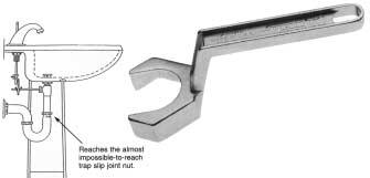 Removes large and small handles Economical yet tough One piece forged drive bracket bracket