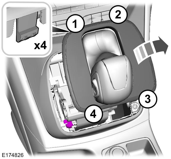 Transmission Moving Off 1. Press the brake pedal. 2. Shift the gearshift lever to drive (D), reverse (R) or sport (S). 3. Release the parking brake. 4.