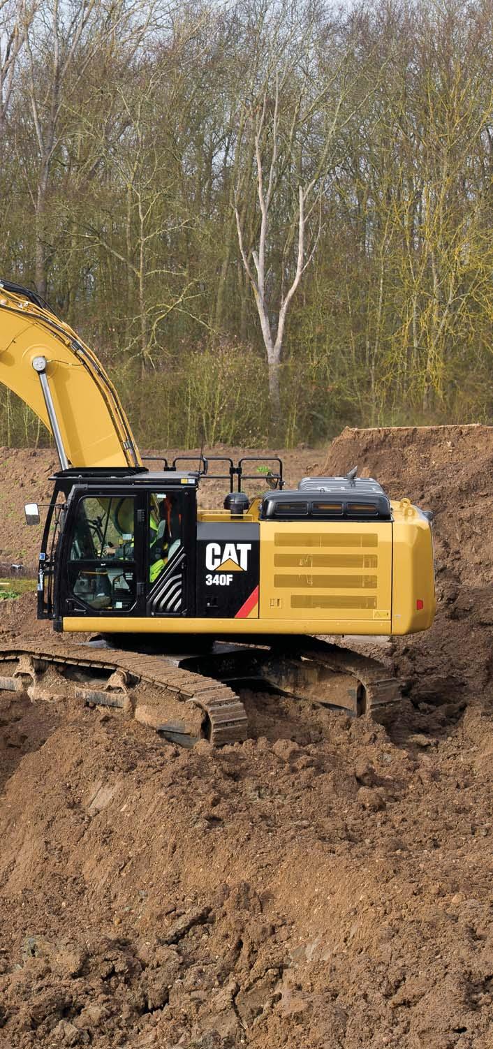 Hydraulic Horsepower, a Cat Advantage When it comes to moving heavy material quickly and efficiently, you need hydraulic horsepower the type of ground-breaking power the 340F L can deliver.
