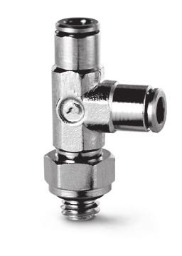 CATALOGUE > Release 8.8 > Series 6000 super-rapid fittings Fittings Mod. 62 Micro Lateral Metric Swivel Male Tee Mod. A D E H L M SW SW1 Weight (g) 62 3-M3 3 M3 10.7 2.5 21. 13.