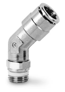 CATALOGUE > Release 8.8 > Series 6000 super-rapid fittings Fittings Mod. S6110 5 Male Elbow Sprint Mod. A D E F H L M SW SW1 Weight (g) S6110 6-1/8 6 G1/8 1 12.7 5.5 32.5 20.