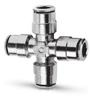 CATALOGUE > Release 8.8 > Series 6000 super-rapid fittings Fittings Mod. 6600 Cross Junction Mod.
