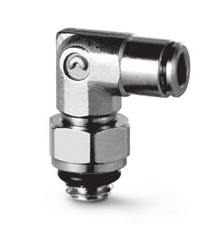 > Series 6000 super-rapid fittings CATALOGUE > Release 8.8 Fittings Mod. 6522 Micro Metric Swivel Male Elbow Mod. A D E H M SW SW1 Weight (g) 6522 3-M3 3 M3 13.7 2.5 13.7 6 6 6522 3-M5 3 M5 13.7 3.