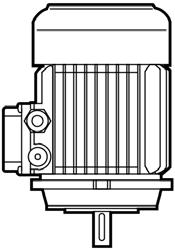 IM B5 IM V1 IM V3 IM B14 IM V18 IM V19 Flanged motors can be supplied with a reduced mounting interface, as shown in chart below.