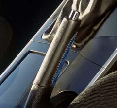 95 Leather gear knob with aluminium trim Part no: