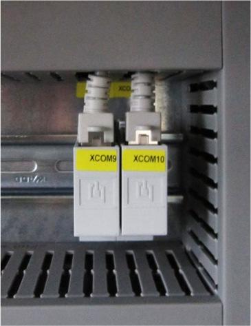 5.1. Interfaces 5.1.1. Communication interfaces Figure 5: CAT5-RJ45 sockets XCOM9 XCOM10 ModBus Interface (e.g. for customized control) Ethernet-Interface (e.