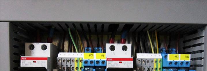 5.1.5. Automatic circuit breakers F50 and F51 Figure 9: Automatic circuit breakers F50 and F51 The