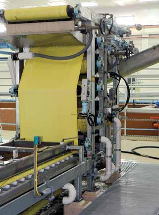 Machined Mounting Pads/ Tubular Steel Frame 3/4 meter 2VP, Fairview, Utah Membrane Type WWTP Overall Layout Model 2VP Belt Press The model 2VP reduces installation costs and simplifies the