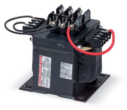 Industrial Control Type TF Schneider Electric offers Type TF transformers with factory-installed overcurrent protection fuse blocks.