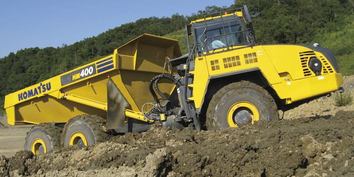 Introduction of Products Introduction of HM300/400-3 Shinichi Kanazawa Kouji Tanaka The articulated dump truck model HM300/400-3 has been launched on the market as Komatsu s first dump truck to meet