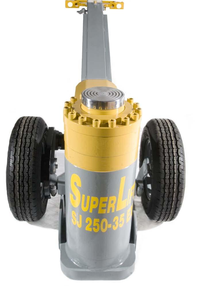 Superlift High-Tonnage Jacks Our original series of Jacks, Reliable Wheel Products has been producing Superlift Pneumatic Jacks for over 20 years.