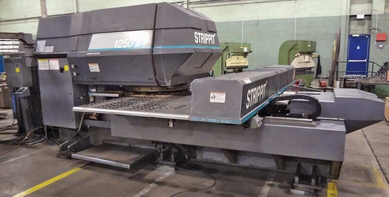 1-18-3 (New ) 22 Ton LVD/Strippit Model S1212 Thick Turret CNC Punch Press; S/N 038072709, Fanuc Series 180i-P CNC Controls, 31-Station Thick Turret, (3) Auto Index Stations at Positions: 1-13-20
