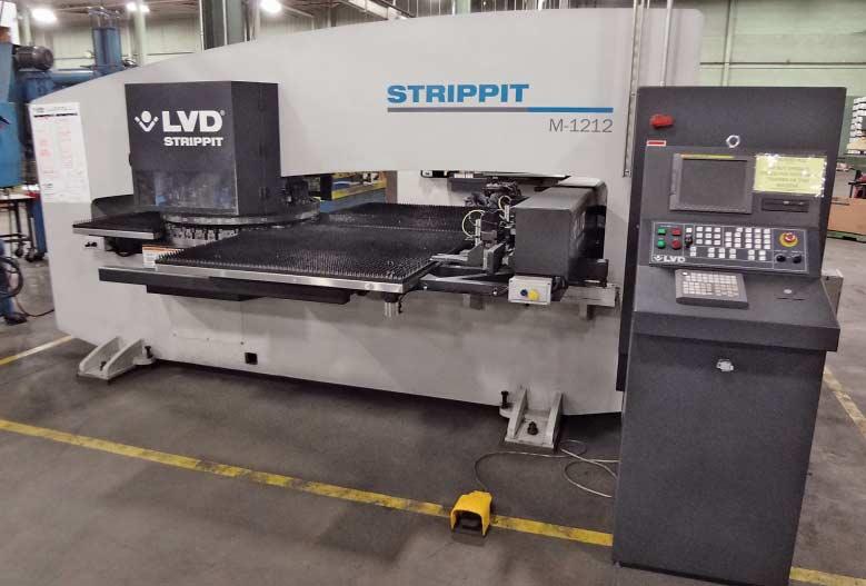 LASER PUNCH 33 Ton LVD/Strippit Model FC1250-H/30C Thick Turret CNC Laser Punch Press; S/N 034021497, Faunc Series OP CNC Controls, 42-Station Turret, (2) Auto Index Stations at Positions 13 and 34,