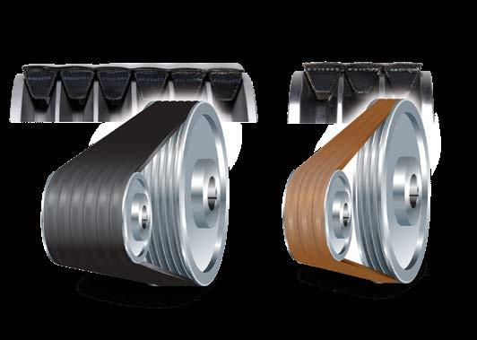components Lower bearing loads Less maintenance required Increased