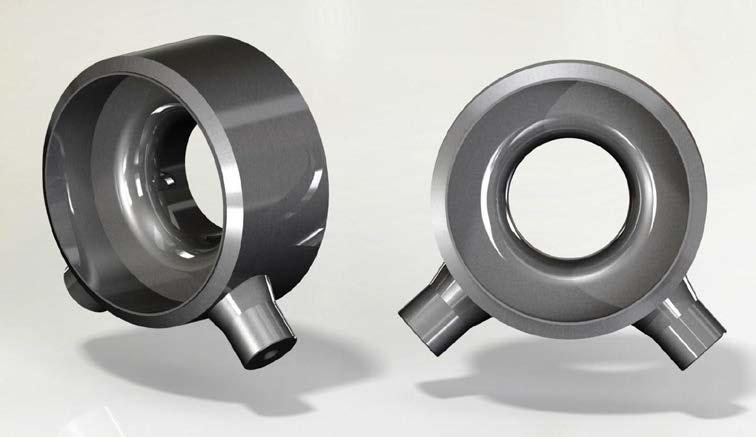 Input section has a standard length 10D in which the pipes are machined to meet the parameters requirements of ISO 5167.