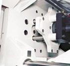 Double toggle clamp has reduced footprint which contributes to better floor space utilization Clamp