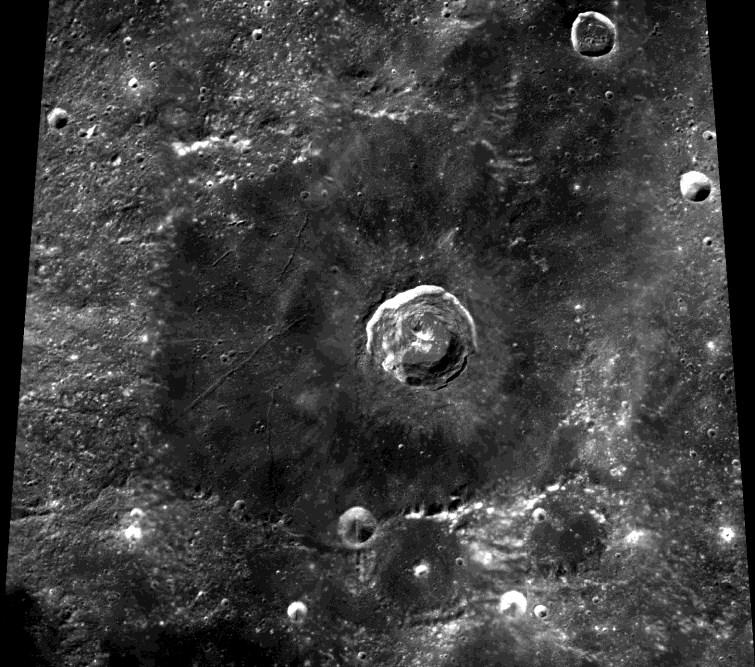 a basaltic plain in the northeastern region of the Moon. A plateau there serves as the target landing site.