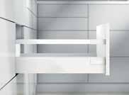 gallery rail TANDEMBOX antaro D height with steel design