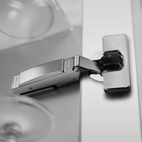 CLIPtop Hinge System The Bum CLIPtop hinge system is the atest deveopment in hinge design and offers CLIP technoogy for easy mounting of doors.