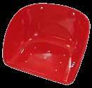 (Red with White Trim) Seat