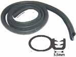 Rubber Section 6mm Metre for