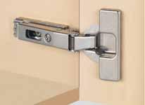 Concealed Hinges DUOMATIC Concealed hinge for door thicknesses from 10 mm, opening angle 105 The hinges are particularly suitable for door thicknesses from 10 mm and above.