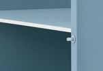 Ø Installed in side panels opposite the hinge side For mounting in drilled hole Installation into cabinet