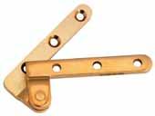 Furniture Hinges Corner pivot hinge, cranked Application Side Door Shelf Material: Brass Finish: Matt Opening angle restraint: Without stop Opening angle: