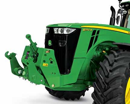 Loves to multi-task Loader, Front Hitch and PTO Versatility n H480 Loader. Connect the H480 Loader to your 8R Series Tractor and turn your tractor into the ultimate versatility machine. Load silage.