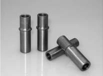 The traditional method of valve guide manufacture is to machine the guides from round bars that are continually cast similar to an extruding process. This is the least expensive manufacturing method.