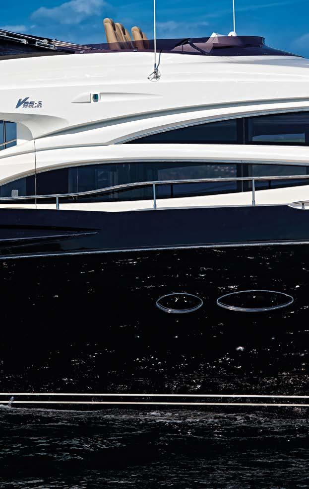 In either case it will be the perfect position to appreciate this yacht s power.