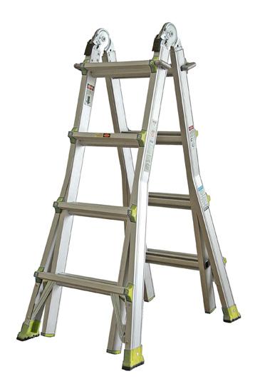 8. TELESCOPIC LADDERS TELESCOPIC LADDER SYSTEM TLS 4X4 OVERVIEW Adjustable telescopic sections and simple click-lock hinge