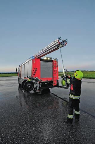 High load-bearing capacity The high load-bearing capacity of up to 100 kg offers space for important additional payloads such as suction hoses or essential ladders.