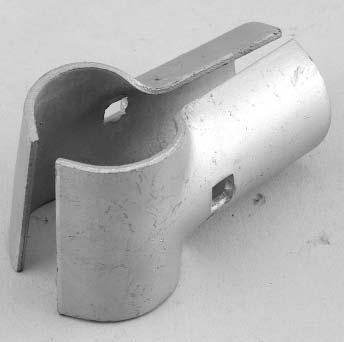 CLAMPS - GALVANIZED Brace - Gate Corner Style 90 Degree -2 Piece -Pressed Steel (Sizes: Post First, Rail Second) (Note: Bolts Not Included) Part No. Size Per Sack Lbs/Set 14103 1-5/16 x 1-5/16 125 0.