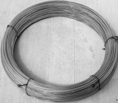 Size Lbs/Each Tension Wire 70167 6 GA. - 10.2 FT./LB Approx. 100 Lbs / Coil 70166 9 GA. - 17 FT./LB Approx. 100 Lbs / Coil 70162 10 GA.