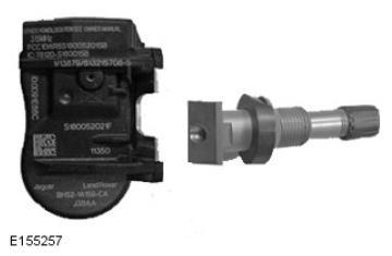 TG1C Sensor serviceable valve stem 1. Part number LR032833; currently fits: 1. LR2 (L359, 2010MY+) 11.