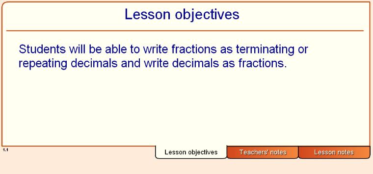 Lesson 4 5 Frctions nd Decimls Get Redy for the Lesson 1) How do you write frction s deciml? 2) Wht is 4/10 s deciml?