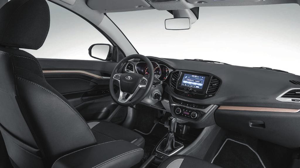 IN-DEPTH COMFORT Spacious cabin, energy absorbing chassis, comfortable seats, and more: Steering wheel is adjustable by