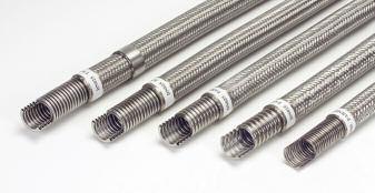 Adflex Description: Parmeca corrugated flexible metal hose assembly with parallel corrugations. Flexible hose meeting the requirements of the class 1 of the EN ISO 3 standard.