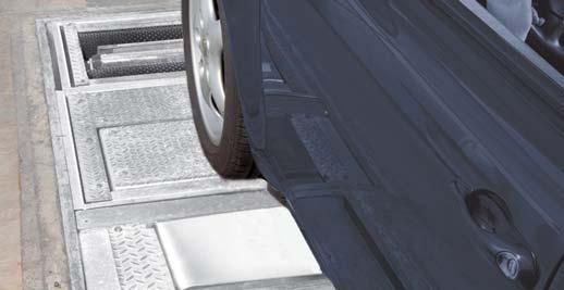 Test lane for cars and vans RP box Latest technology for highest flexibility.