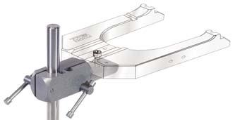stereotaxic frames. We recommend the universal clamp that is part of the #1725 clamp and stand post.