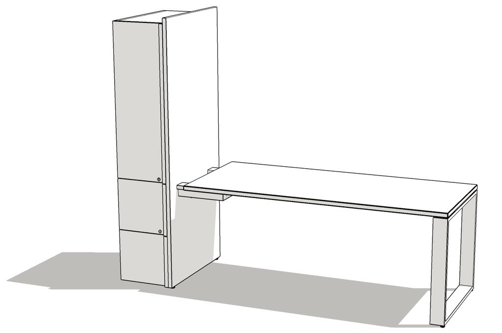 solo desk basics The Solo Desk is a single user application, used in small private offices or enclaves and planned parallel to a wall in order to reduce the overall footprint.