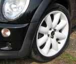 The Cooper had 15in alloy wheels as standard, with a choice of different styles, both before and after the 2004 facelift.