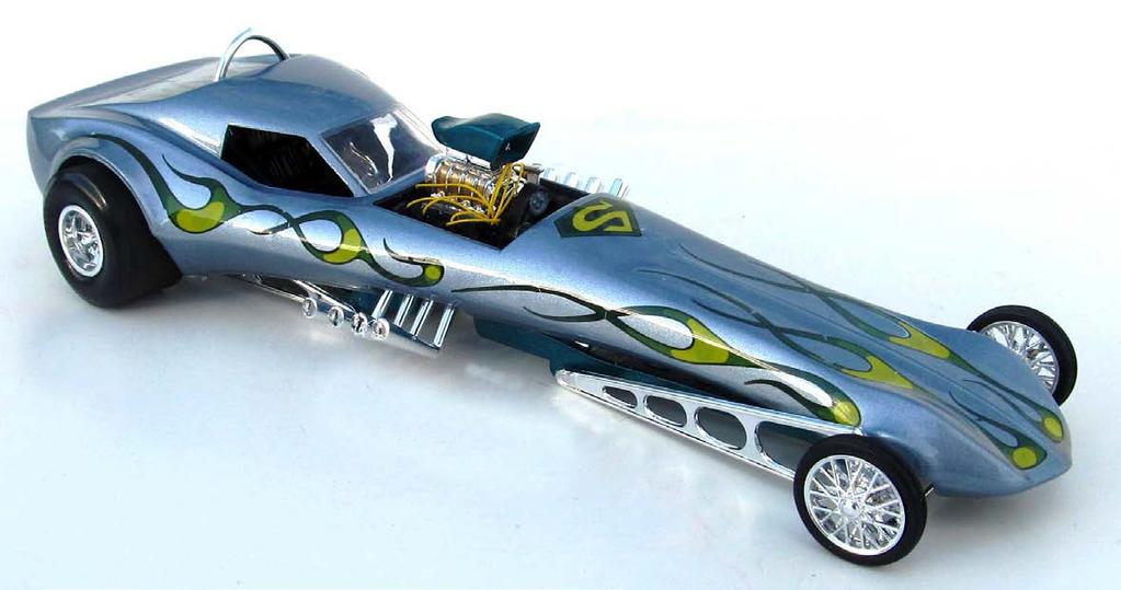 Right On Replicas, LLC Step-by-Step Review 20150120* Stingaree 1:25 Scale AMT Model Kit #AMT38664 Review In 1971 AMT created a group of show rod dragster kits that were custom models loosely based on