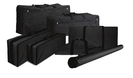 all of our cases are durable and lightweight to help reduce the carbon imprint of transporting your displays from event to event.