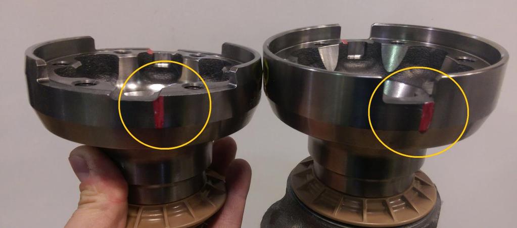 stem. Image of both flanges supplied for clarity.
