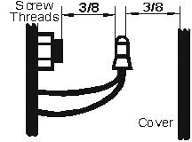 Factory installed cable is wired with ring one (the ring closest to the drive collar) designated as ground, wired with the green cable conductor. See Figure 17-1.