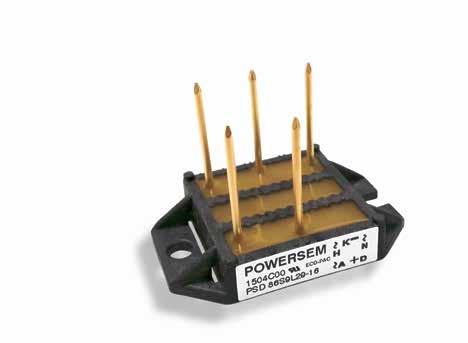 Page 12 Power modules Power modules Page 13 Power modules Rectifiers AC controllers Mosfet Diode modules Thyristor modules IGBT modules in ECO-PAC POWERSEM Schwabach, Germany Founded in 1985 by the